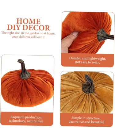OUNONA 6 Pcs Fabric Pumpkin Fluffy Stuffed Animals Themberchaud Plush Scrump Plush Gutama Plushy Halloween Decor Pumpkin Adornment Home D cor Fake Pumpkin Artificial Plastic - Buy Online on GoSupps.com