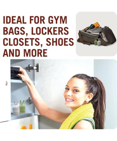 Monkey Business Shoe Odor Eliminators - 2 Cute Bunny Deodorizers for Sneakers, Activated Charcoal Freshness for Wadrobe, Lockers & Gym Bags, Eco-Friendly Refill - Sneakers Peeker Green White - Buy Online on GoSupps.com