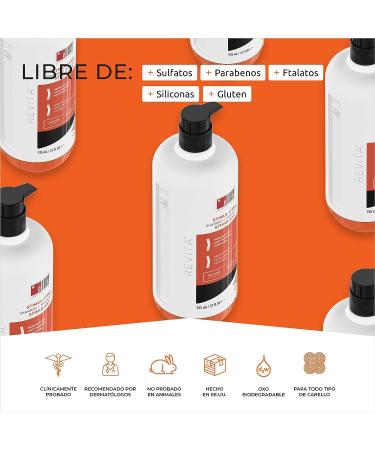 Revita Volumizing Shampoo for Thinning Hair - Supports Hair Growth, Strengthens and Thickens Hair - Sulfate Free, DHT Blocker - 31 Fl Oz - Buy Online on GoSupps.com