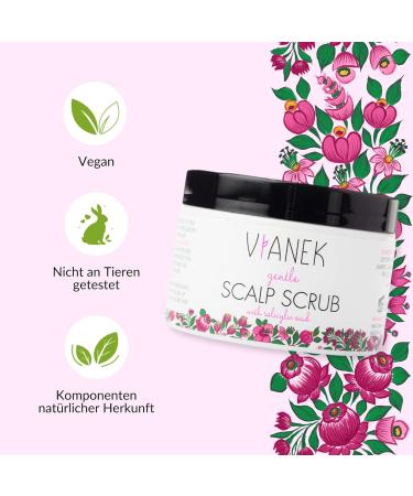Vianek Calming Scalp Peeling 150ml - Vegan Scalp Scrub with Salicylic Acid for All Skin Types - Natural Cosmetics - Buy Online on GoSupps.com