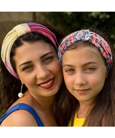 Yinder 18 Pcs African Turban Headbands for Women - Boho Wide Head Scarf Set for Yoga, Running & Sports - Buy Online on GoSupps.com