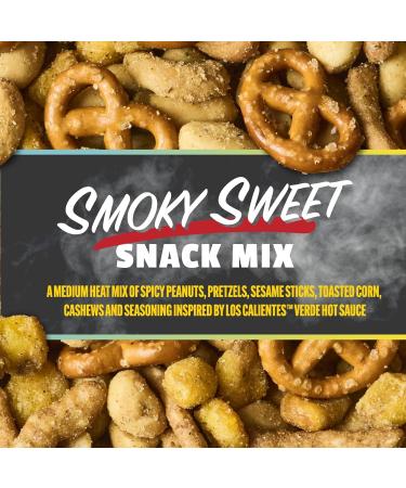Snak Club x Hot Ones Snack Mix - Smoky Sweet & Spicy Vegan Snacks with Peanuts Pretzels & Cashews | 10 oz Resealable Bag - Shop Internationally - Buy Online on GoSupps.com