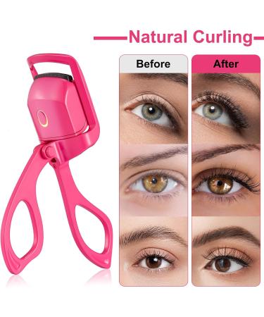 Buy Heated Eyelash Curlers - Electric Handheld Curler with 3 Heating Modes & Sensing Silicone Pad for Quick Natural Curl | Shop Now - Buy Online on GoSupps.com