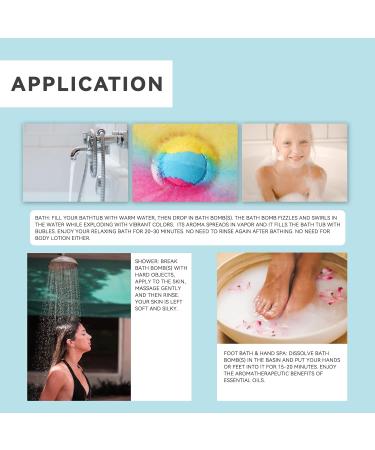 Blue Velvet 6 Pack 3.6 OZ Bath Bombs Gift Set with Family Cactus Surprise - MISHIU Bubble Bombs Lily Lemongrass Juniper Scented Fizzy C005 - Buy Online on GoSupps.com