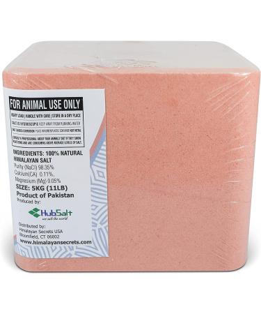 Himalayan Salt Lick for Horse, Cow, Goat - 100% Pure & Natural - 11 lb - Evenly Distributed Minerals - Pack of 1 - Buy Online on GoSupps.com