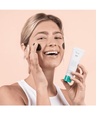 Colibri Skincare BHA Mask 150ml | Activated Carbon Face Mask with 2% Salicylic Acid | Reduces Pores & Cleans Skin | Blackhead Treatment with Dead Sea Salt | Made in Germany - Buy Online on GoSupps.com