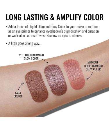 Oulac Liquid Eyeshadow Satin Finish - Multi-Use Brown Eyeshadow & Cream Bronzer | Blendable Smooth Eye Make-up Crease-Resistant Non-Greasy Vegan Cruelty-Free Bronze (SA03) - Buy Online on GoSupps.com