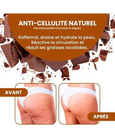 Chocolate Gel 500 ML Slimming Wrap Anti-cellulite Massage Gel Fat Burner Relaxing - Buy Online on GoSupps.com