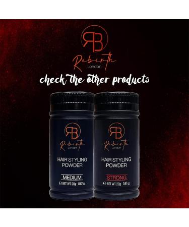 Rebirth Hair Powder for Men & Women - Instant Volume & Thickening - Fresh Smell - 20g | Strong Hold - Buy Online on GoSupps.com
