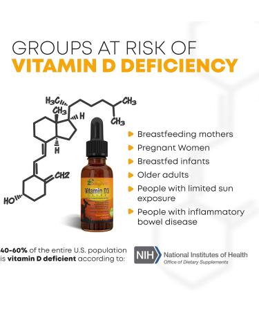 Zoomavit Baby Vitamin D Drops 1000 IU - Organic Liquid D3 for Infants, Toddlers, Kids & Adults - 2Fl Oz - Buy Online on GoSupps.com