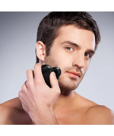 Buy Groom Essentials 3D Rotary Face & Head Shaver for Men - LED Battery-Operated Cordless Electric Razor with Ergonomic Handle - Best Online Price - Buy Online on GoSupps.com