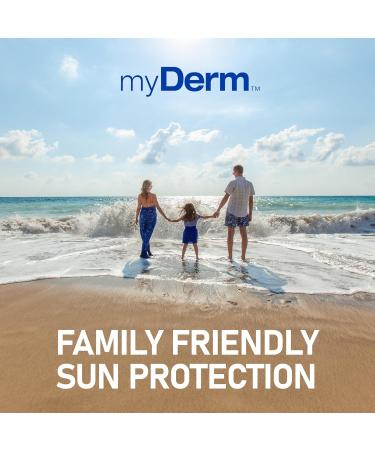 MyDerm Ultra-moisturizing SPF 50 KIDS Sunscreen Lotion Free from Octisalate Oxybenzone Octinoxate and Parabens Hawaii 104 Reef Act Compliant 128 oz (1 Gallon) Broad Spectrum UVA/UVB Protection - Buy Online on GoSupps.com