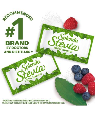 SPLENDA Naturals Stevia Sweetener Packets - 500 Count, No Calorie, 35.27 oz - Buy Online on GoSupps.com