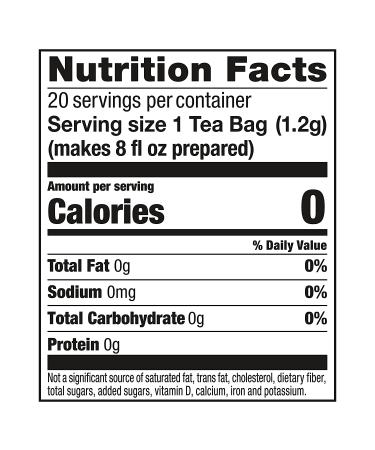 Lipton Purple Acai Blueberry Green Tea Bags - 1.13 oz (20 Count, Pack of 6) - Buy Online on GoSupps.com