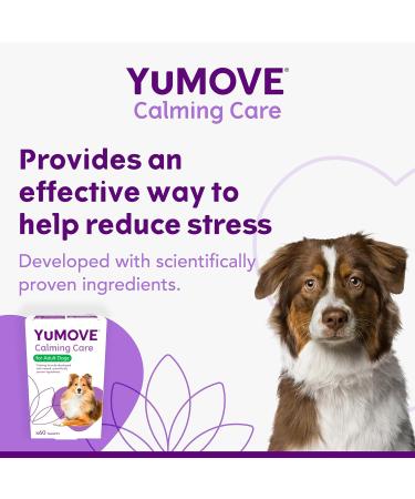 YuMOVE Calming Care for Adult Dogs | Previously YuCALM Dog | Calming Supplement for Dogs who are Stressed or Nervous |60 tablets | Packaging may vary - Buy Online on GoSupps.com