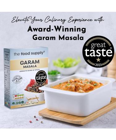 2022-23 Great Taste Award Winner! TFS Garam Masala (2x100g) - All Natural Salt-Free, Vegan, Gluten Friendly Artisan Spice Mixes - Non-GMO - Buy Online on GoSupps.com