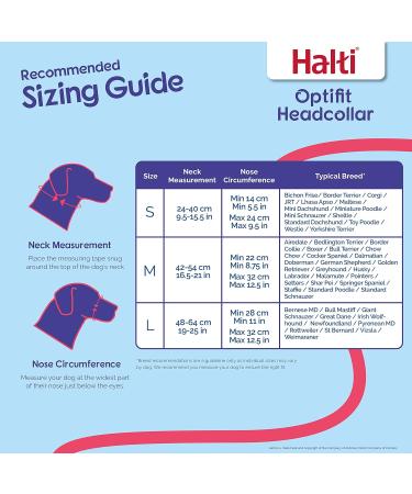 HALTI Optifit Headcollar Medium Size | Professional Anti-Pull Dog Training Harness - Buy Online on GoSupps.com