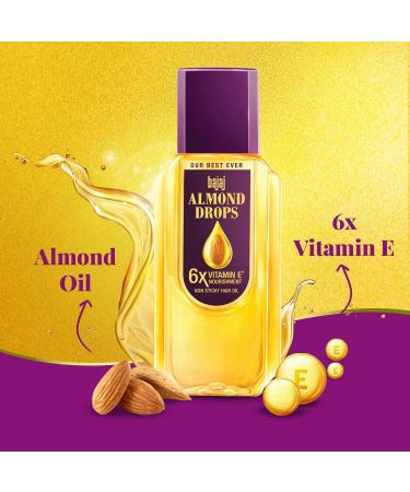 Bajaj Almond Drops Hair Oil 300 ml - Nourishing Hair Care for All Hair Types | Buy Online Worldwide - Buy Online on GoSupps.com