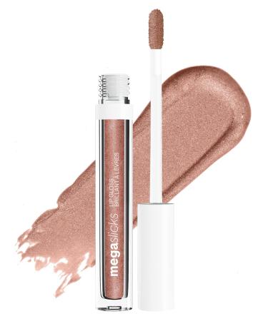 wet n wild Mega Slicks Lip Gloss | Long Lasting | Hyaluronic Acid | High Shine | Bronzed Berry Bronzed Berry 1 Count (Pack of 1)