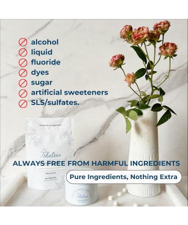 Mouthwash Tablets - Alcohol-Free Eco-Friendly Travel-Friendly with Nano-HA & Green Tea for Fresh Breath and Enamel Protection - 124 Tablets (Refill) 1.76 Ounce (Pack of 1) Refill - Buy Online on GoSupps.com