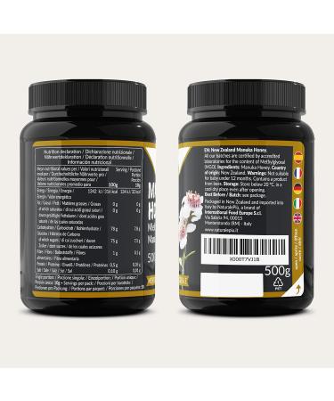 Premium Manuka Honey 400+ MGO - 500g | New Zealand Quality Lab Tested & Natural - Buy Online on GoSupps.com