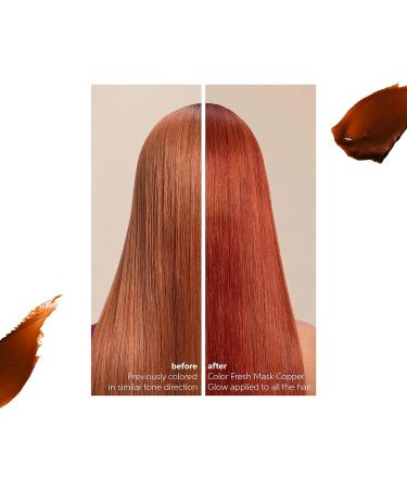 Wella Professional Color Fresh Mask Temporary Color Refresh Treatment Semi-Permanent Hair Dye Hair Gloss Treatment for Copper Hair Copper Glow Hair Dye & Invigo Color Brilliance Colour Protection Shampoo 1l - Buy Online on GoSupps.com