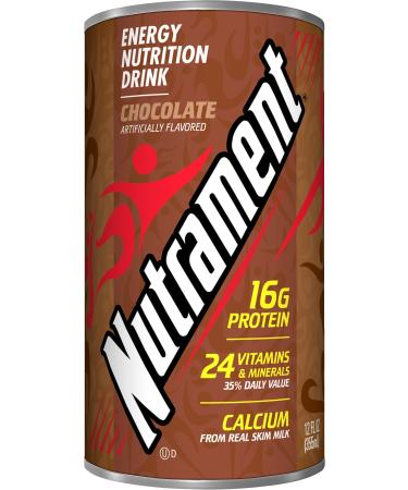 Nutrament Nutritional Drink Chocolate 12 Ounce (Pack of 12) 12 Ounce (Pack of 12) Chocolate