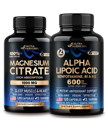 Magnesium Citrate & Alpha Lipoic Acid Capsules