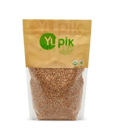Yupik Organic Kamut Grains 1 kg 6 Count Non-GMO Vegan Kosher Raw Whole Grains Khorasan Wheat Nutty Flavor Source of Fiber & Iron Ideal for Cooking & Sprouting 6 kg