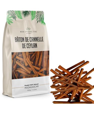 Cinnamon Stick Ceylon from Madagascar 150g Recyclable Zip Bag Made in Europe