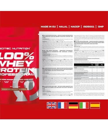 Scitec Nutrition 100% Whey Protein Professional - Chocolate Coconut 500g | High-Quality Protein for Muscle Growth - Buy Online on GoSupps.com