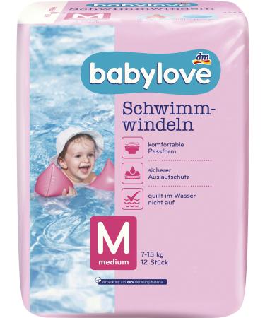 Babylove wet wipes diapers changing mats and more. (3x 12 pieces swim diapers size M) 3x 12 pieces swim diapers size M
