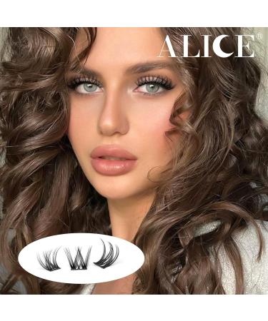 ALICE E13 DIY Lash Clusters Kit - Brown D Curl 10-16MM Individual Lashes for Natural Look - Strong Hold Lash Bond and Seal - Buy Online on GoSupps.com