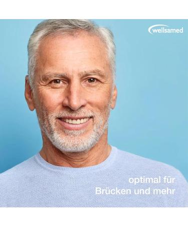 Wellsamed Unwaxed PTFE Dental Floss 100m Dispenser - Tasteless Interdental Cleaning for Healthy Teeth - Buy Online on GoSupps.com