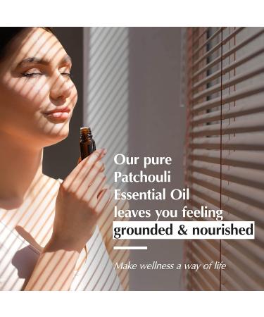 AROMAFUME Patchouli Essential Oil - 100% Natural Therapeutic Grade Essential Oils - Pure Harmonising Aromatherapy Oil for Home Diffusers - Gifts for Her - 10ml - Buy Online on GoSupps.com