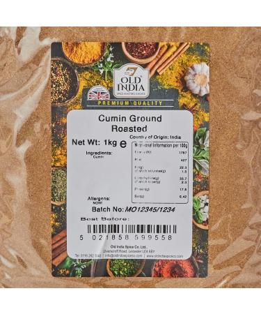 Old India Cumin Ground Roasted 1kg - Authentic Indian Spice (Pack of 1) - Buy Online on GoSupps.com