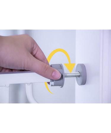 Regalo 47-Inch Super Wide Walk Thru Baby Gate with Bonus Kit - Includes Extensions, Mounting Kit, Pressure Mount Kit, and Wall Cups - 11 Count - Buy Online on GoSupps.com