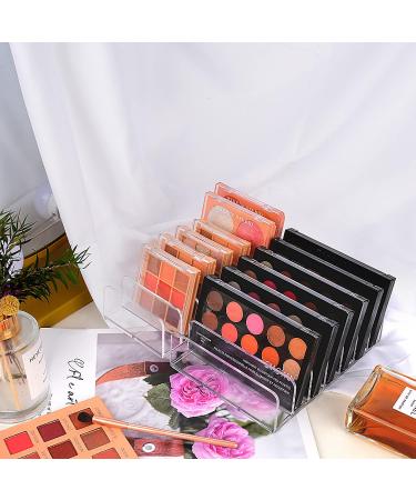 YF Eyeshadow Palette Organizer - Plastic Divided Makeup Holder for Cosmetics Storage | Transparent Small - Buy Online on GoSupps.com