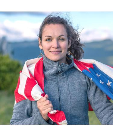 KESYOO 2 Pairs Independence Day Ear Pendants | Stylish Ear Rings & Drops for Party | Independence Day Decoration - Buy Online on GoSupps.com