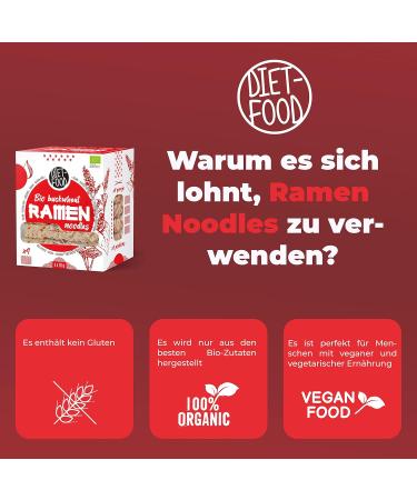 Buy Organic Buckwheat Ramen Noodles - Gluten-Free Vegan Low-Calorie Diet Food (280g 2-Pack) - Buy Online on GoSupps.com