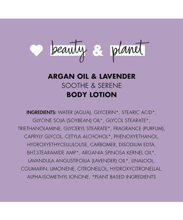 Love Beauty And Planet Argan Oil & Lavender Body Lotion 13.5oz - Pack of 3 - Buy Online on GoSupps.com