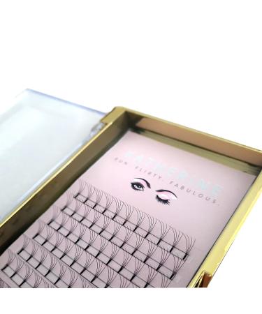 Premade Fans Eyelash Extensions - Short Stem Lash Extensions - Comfortable & Natural Volume Eyelash Extensions - 3D 4D 5D Premade Fans Eyelash Extensions - 8mm 3d C Curl Lash Extensions 8mm 3D C Curl
