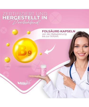 Buy Bj kovit Folic Acid Tablets - Essential Nutrients for Pregnancy & Lactation | Vegan Capsules | 60 Pieces - Buy Online on GoSupps.com