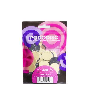 Staleks Pro Expert Replacement Stickers with Foam Base Soft for Professional Disposable 50 pcs 25 320