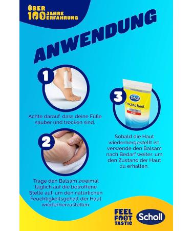 Scholl Active Repair K+ Ointment for Rough Dry & Cracked Heels - 25% Urea & Keratin - 60ml Foot Cream - Fast Relief & Repair - Buy Online on GoSupps.com