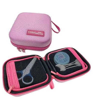 Pillbase Mini BabyCase Travel Akotheke - Small medication bag for children and babies - empty emergency bag for travel - stable medicine storage - travel pharmacy for children Mini Pink