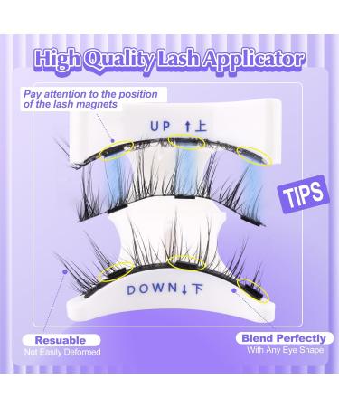 ALICE Magnetic Eyelashes with Applicator Reusable Natural Manga Magnetic Lashes Kit No Glue Needed Eyelashes with Magnets Easy to Wear and Remove for All-Day Comfort C27 - Buy Online on GoSupps.com