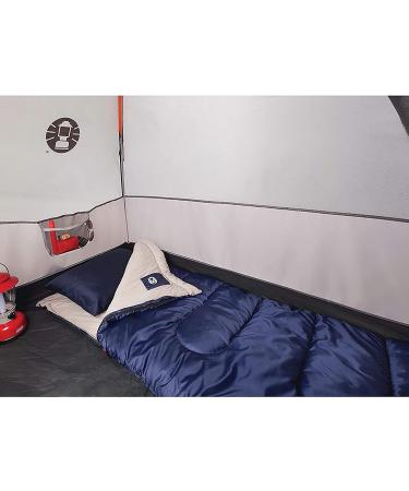 Coleman Brazos Cold-Weather 20F/30F Sleeping Bag for Adults - Lightweight Camping Bag with No-Snag Zipper and Stuff Sack - Machine Washable - Buy Online on GoSupps.com