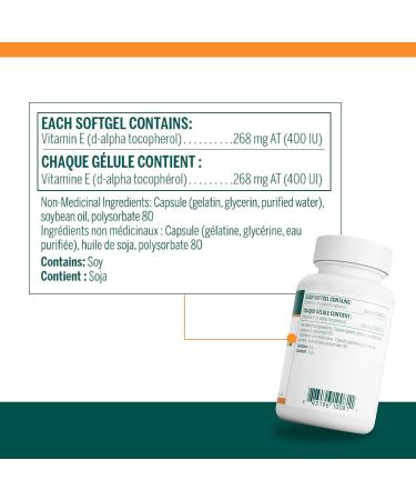 Genestra Brands - E-400 Emulsified - Naturally Emulsified Vitamin E - 120 Softgel Capsules - Buy Online on GoSupps.com