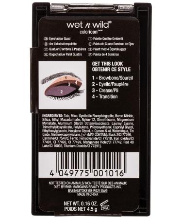 Buy WNW Color Icon Eyeshadow Quad E337 Silent Treatment - International Shipping Available | Quality Makeup Online - Buy Online on GoSupps.com
